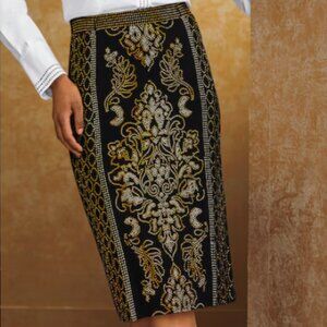 Nellie Studded Pencil Skirt